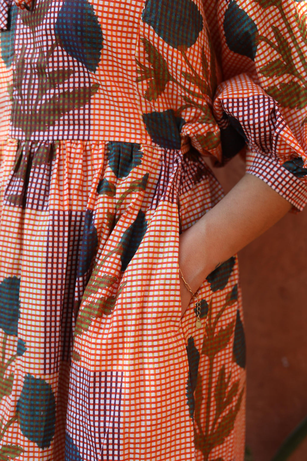 Block Print Cotton Dress for Women – Handmade Floral Tunic Dress