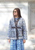 Block Print Cotton Quilted Kimono Jacket for Women – Handmade Floral