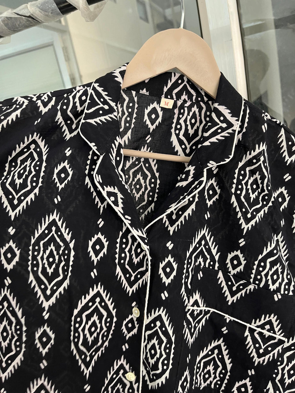 Handmade Cotton Pajama Set: Bohemian Women's Nightwear