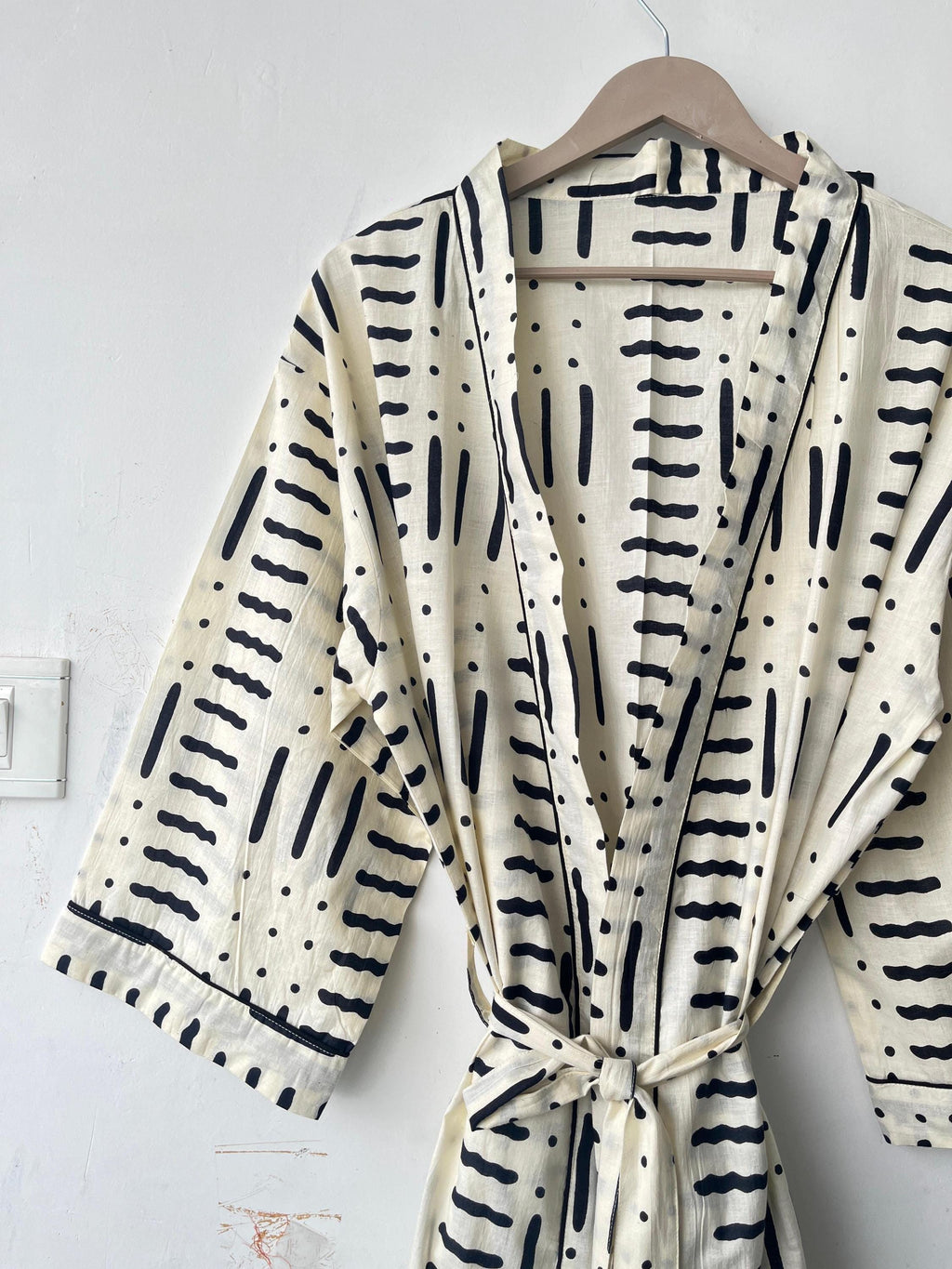 Floral Cotton Kimono Robe: Japanese Style Summer Cover-Up