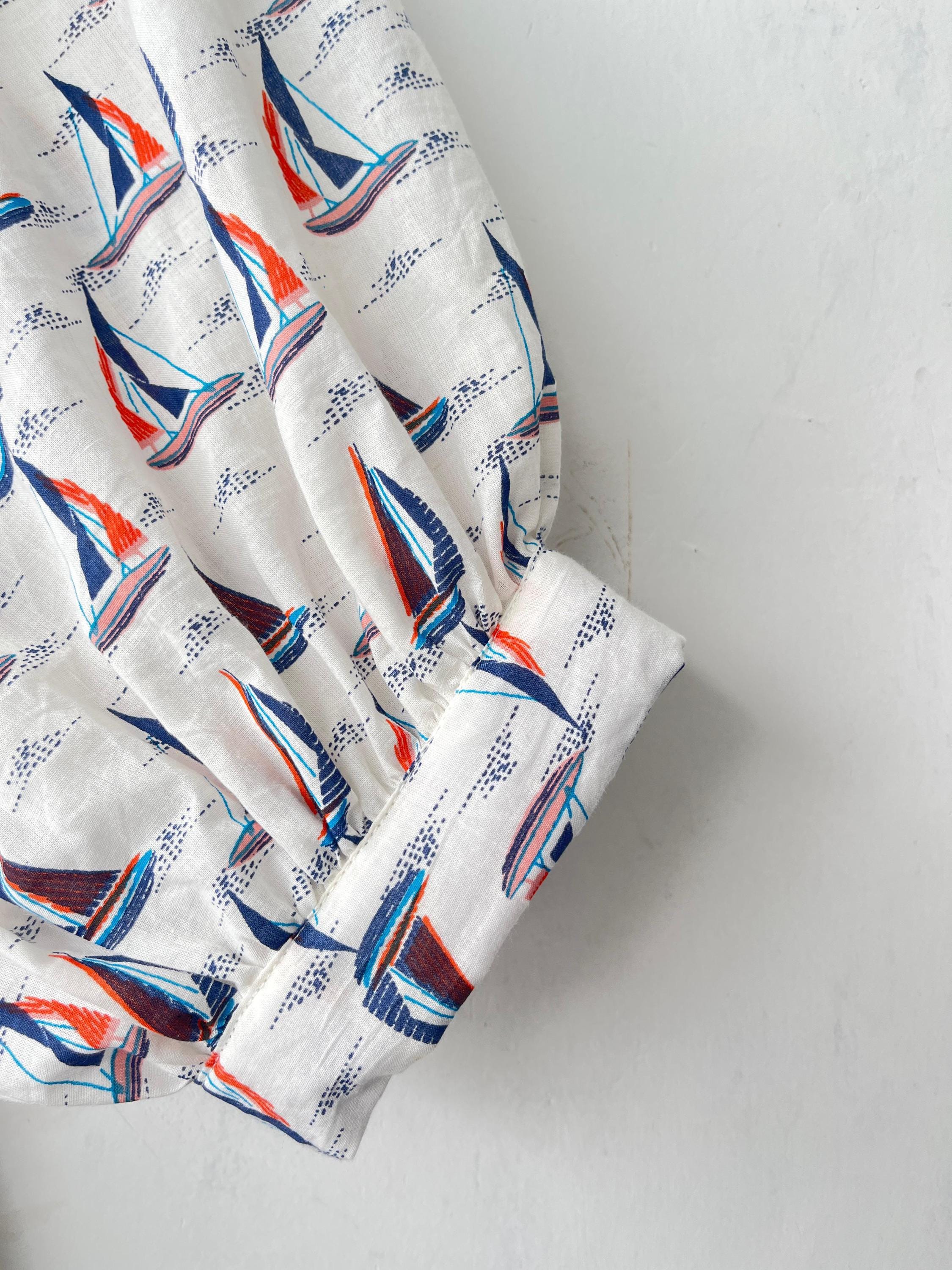 Floral Hand Block Print Cotton Midi Dress: Deep Neck Summer Dress