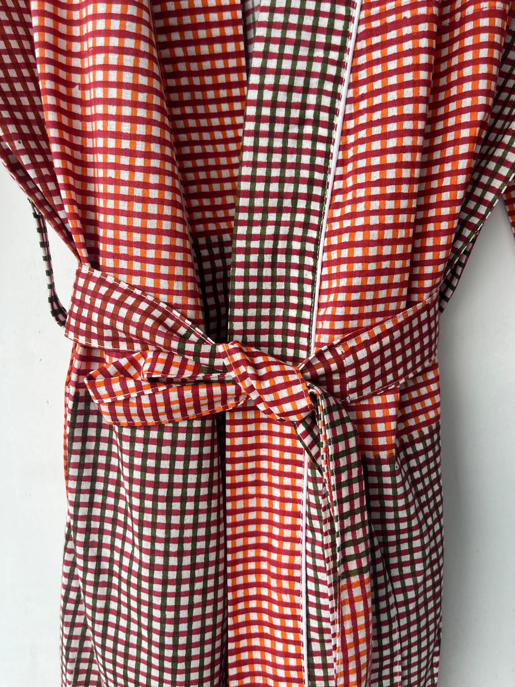 cotton robe , bathrobe , night robe , cotton floral kimono