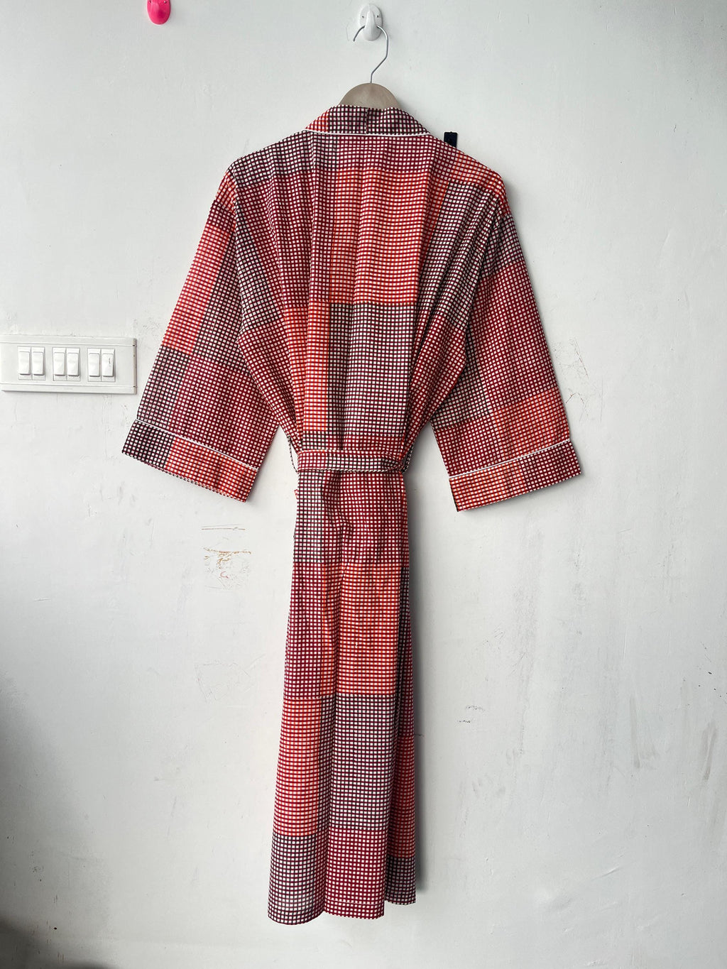 Block Print Cotton Kimono Robe: Handcrafted Summer Nightwear
